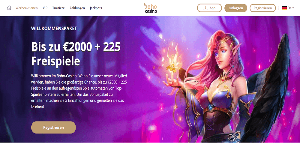 Boho Casino Aktionen